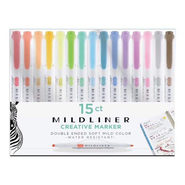 How many zebra Mildliners are there?