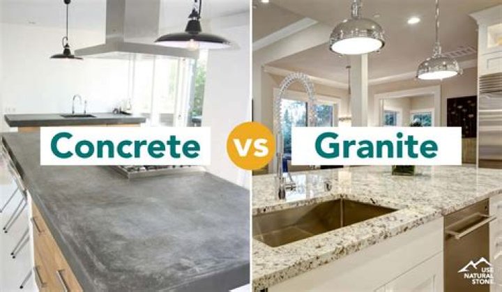 How much are concrete countertops vs Granite?