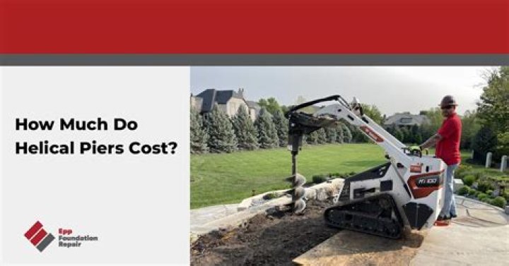 How much do screw piers cost?