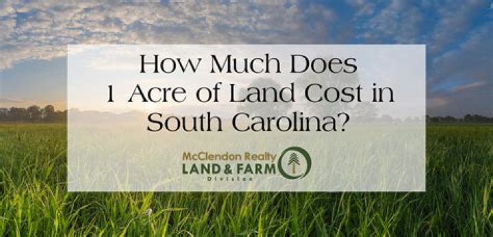 How much does a acre of land cost in California?