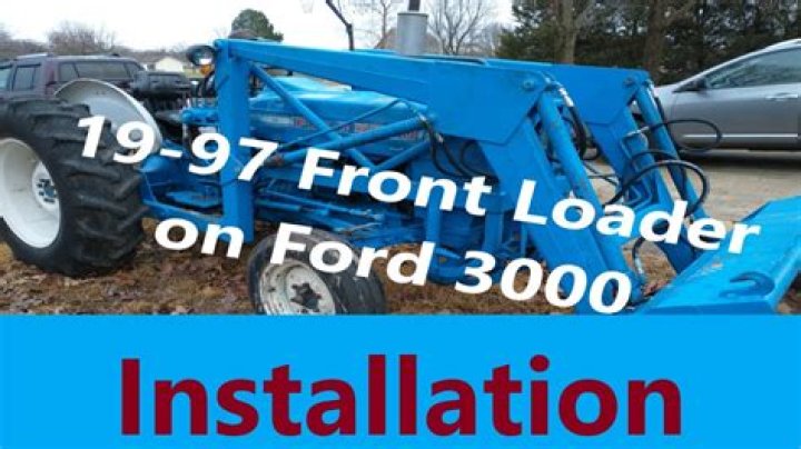 How much does a Ford 3000 tractor weigh?
