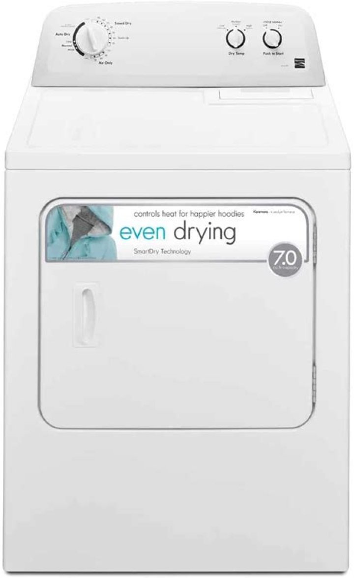 How much does a Kenmore dryer weigh?