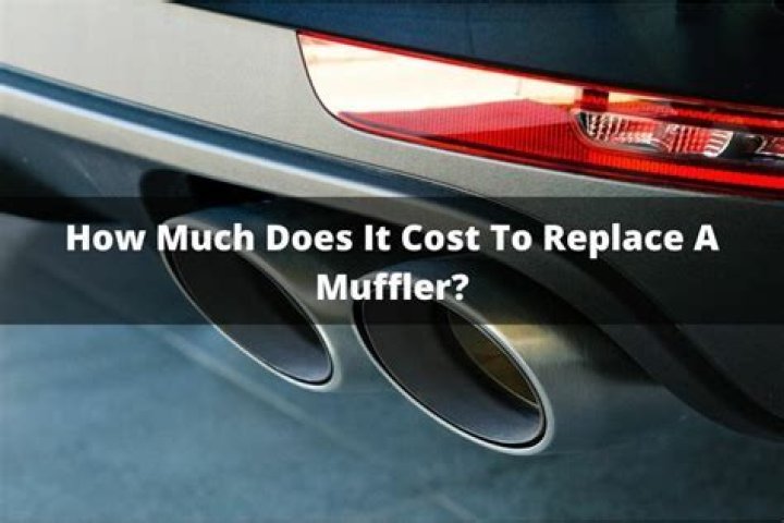 How much does a muffler repair cost?