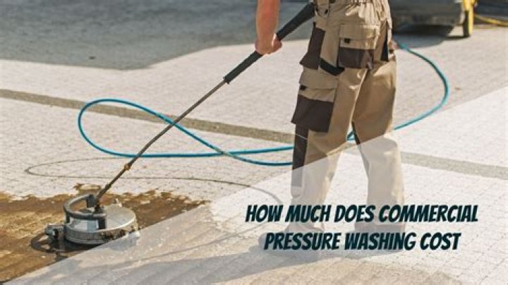 How much does commercial pressure washing cost?