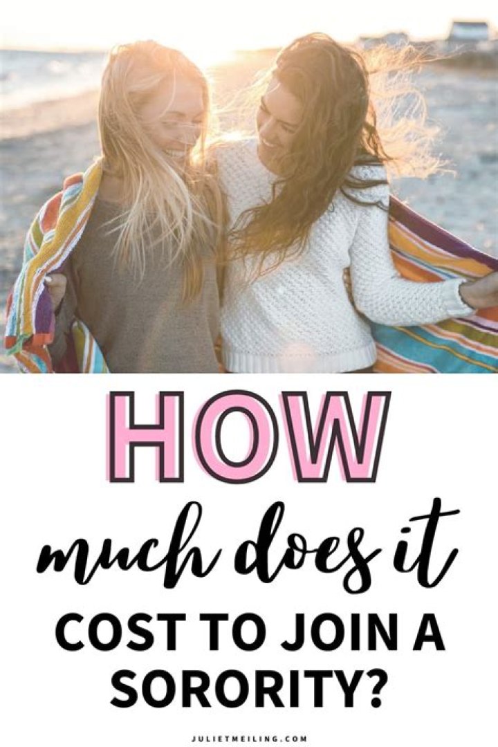 How much does it cost to join a sorority at SDSU?