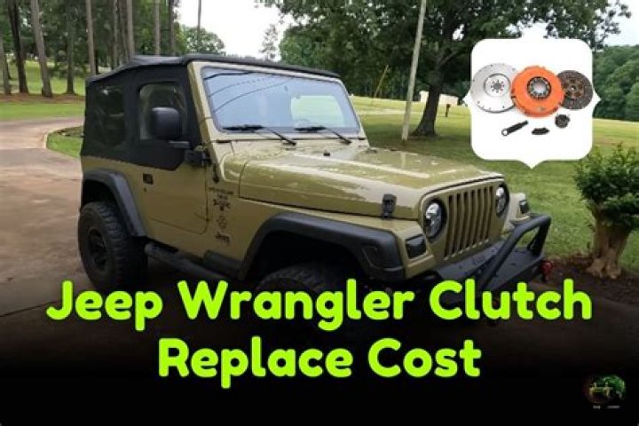 How much does it cost to replace a clutch on a Jeep Wrangler?