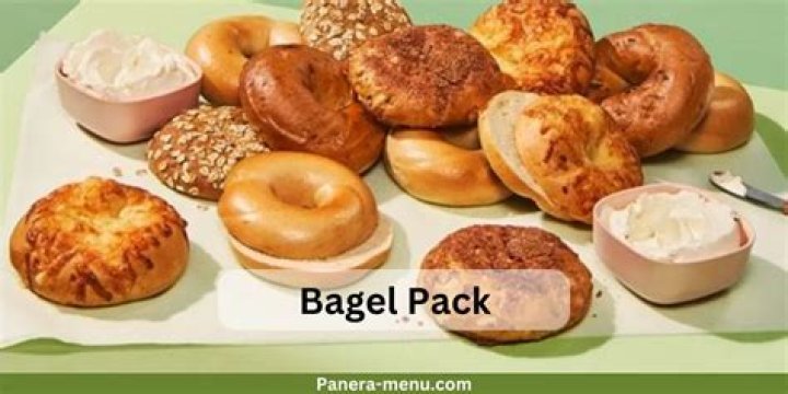 How much is a bagel pack at Panera?