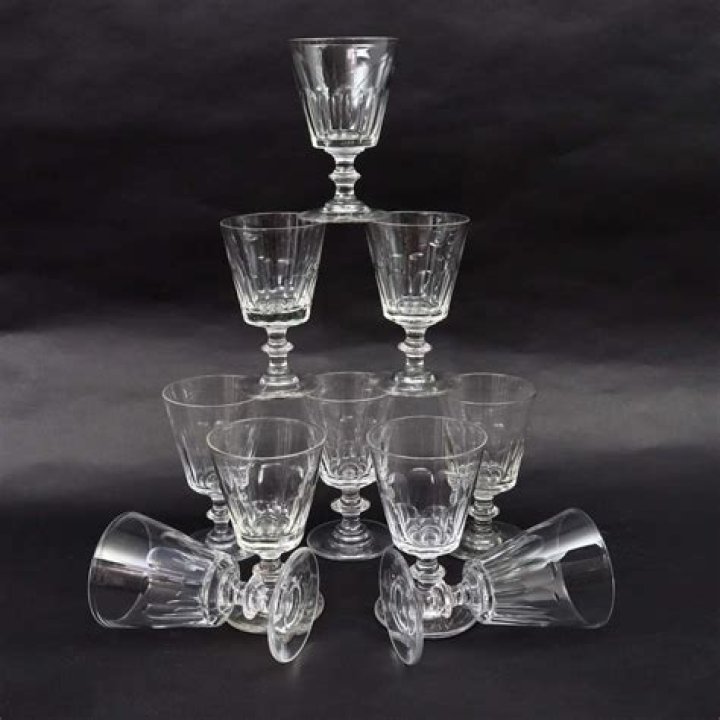 How much is a crystal wine glass worth?