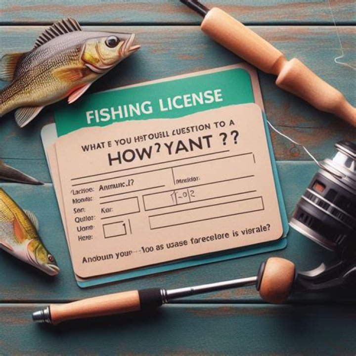 How much is a fishing license at Big 5?