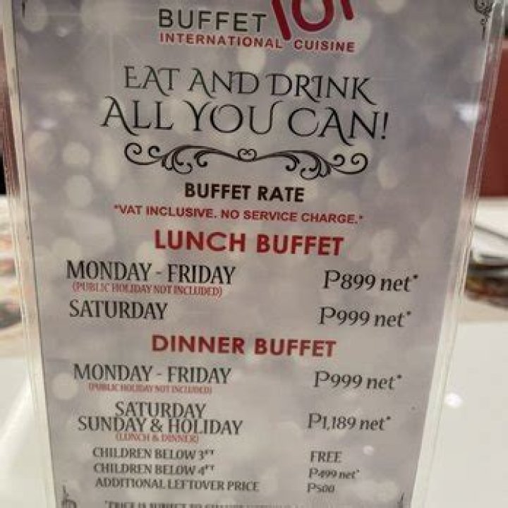 How much is Denny’s Buffet?