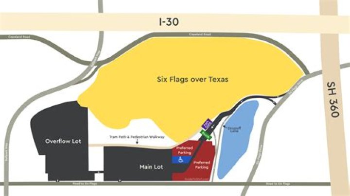 How much is Six Flags Fiesta Texas parking?