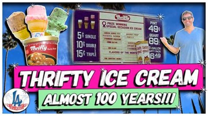 How much is Thrifty’s ice cream?