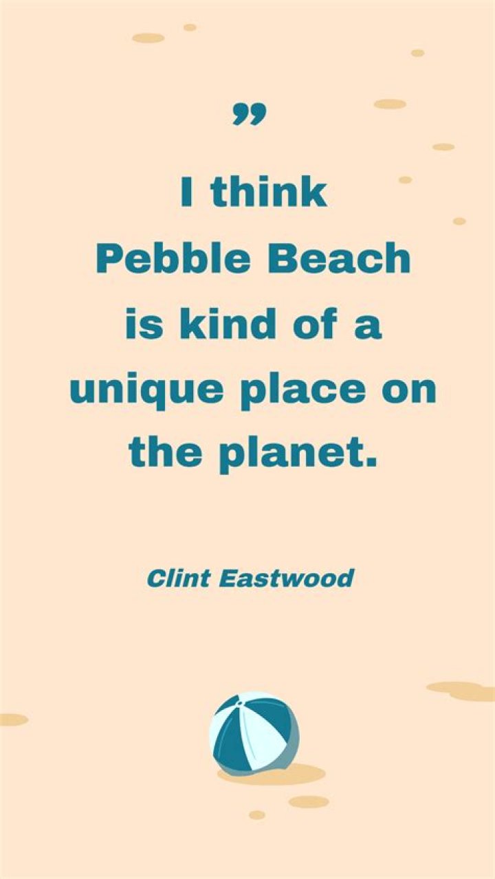 How much of Pebble Beach does Clint Eastwood own?