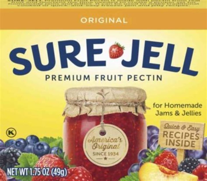 How much pectin is in a packet of Sure Jell?