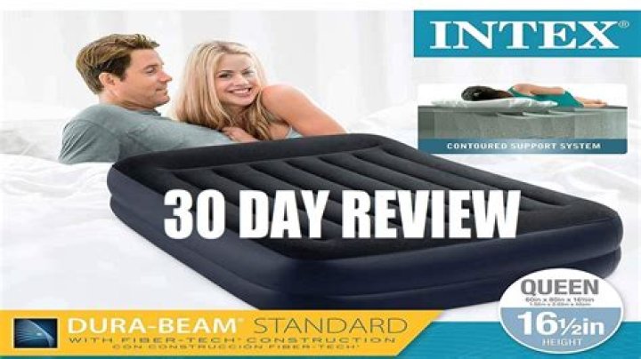 How much weight can an Intex air mattress hold?