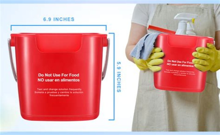 How often should sanitizer buckets be changed?