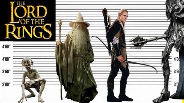 How tall are the Lord of the Rings characters?