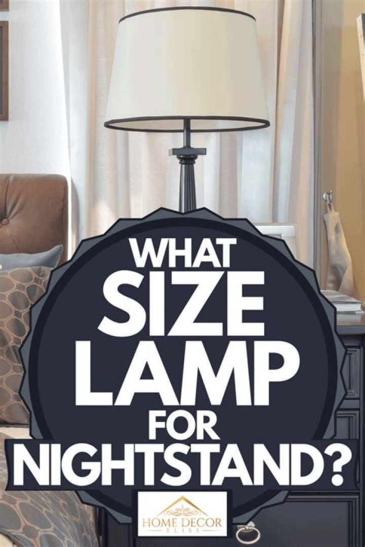 How tall should my lamp be?