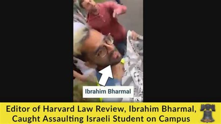 Ibrahim Bharmal: Harvard Law Review editor assaulting Jew student on campus won Stanford’s Sterling award ‘for compassion’