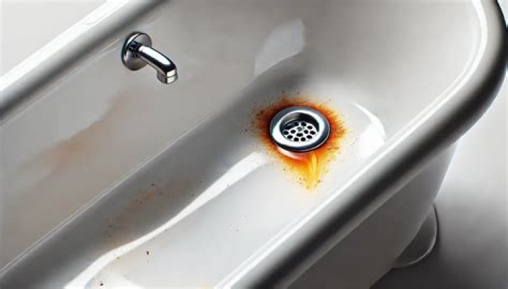 Is a rusty bathtub dangerous?