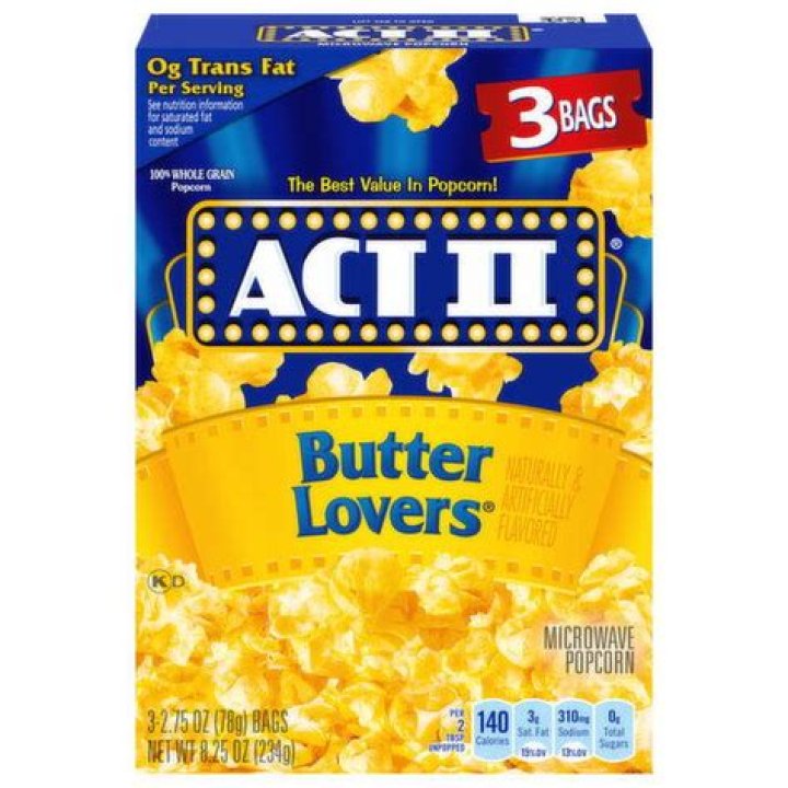 Is Act 2 Butter Lovers popcorn dairy free?