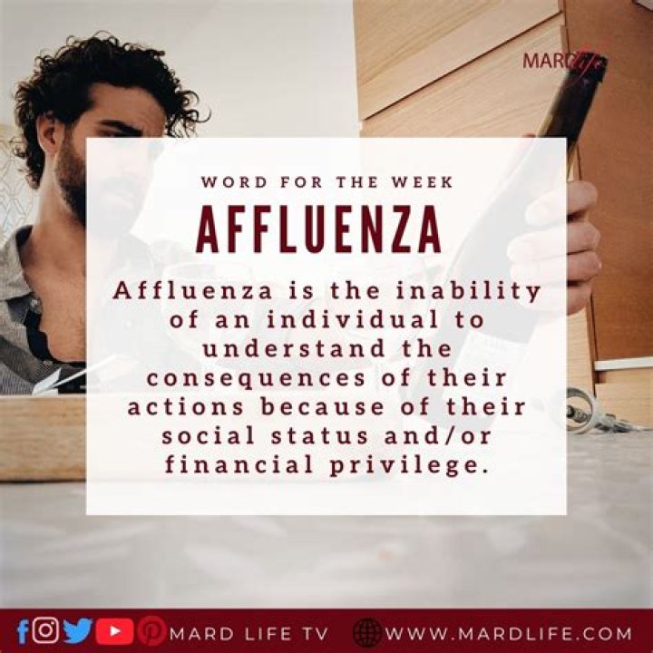 Is affluenza a real word?