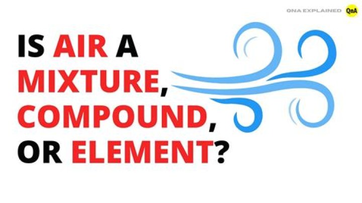 Is air an element or compound or mixture?