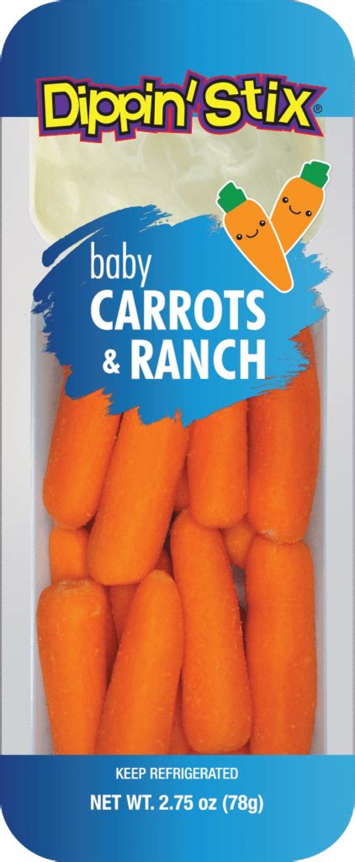 Is baby carrots and ranch healthy?