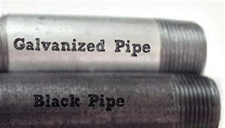 Is black pipe stronger than galvanized pipe?