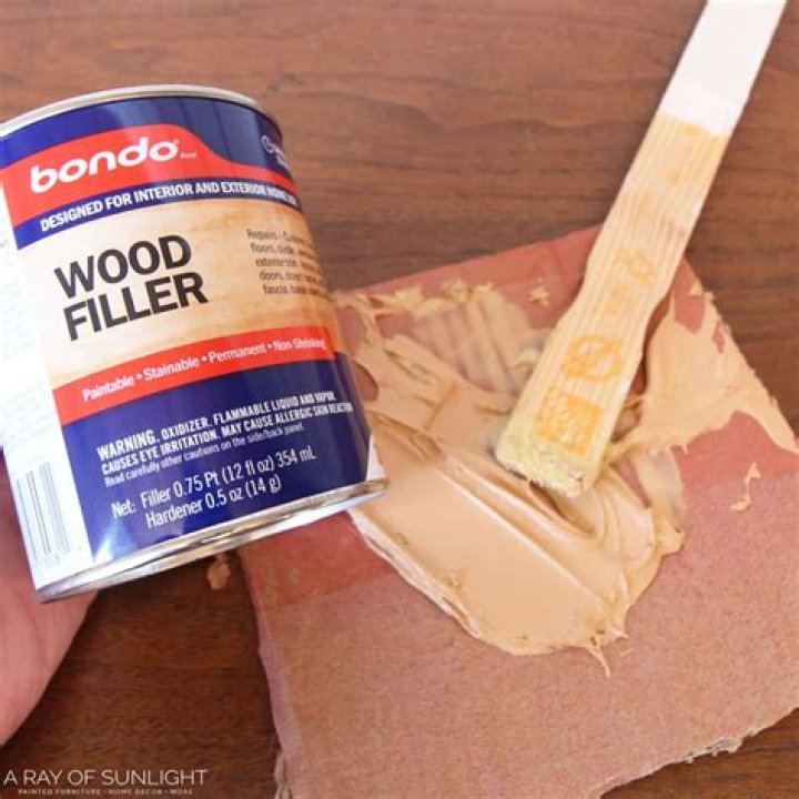 Is Bondo wood filler Stainable?