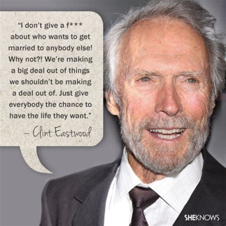 Is Clint Eastwood gay?