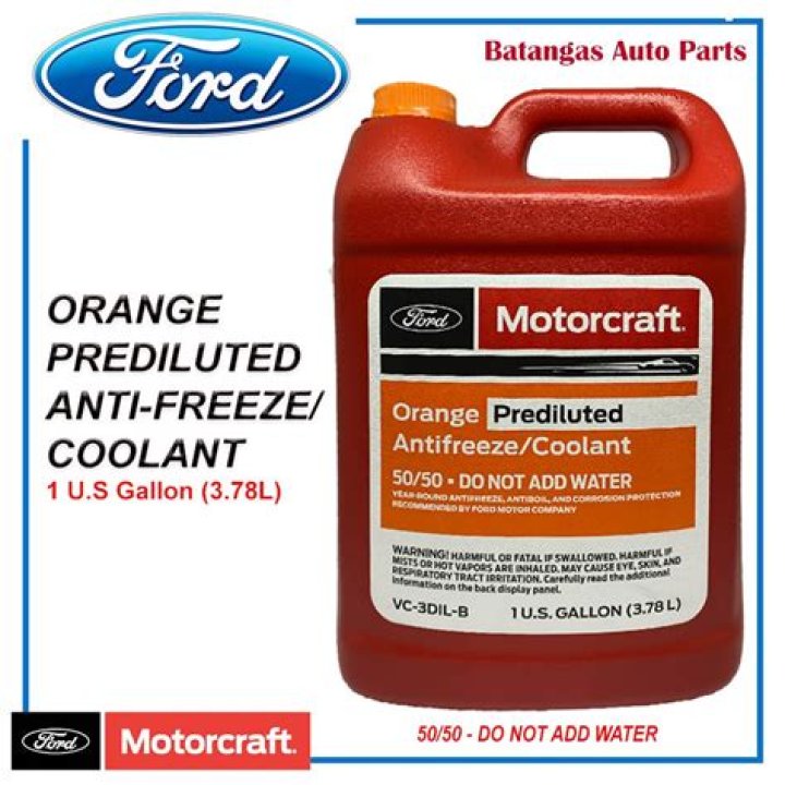 Is DexCool the same as Motorcraft orange?