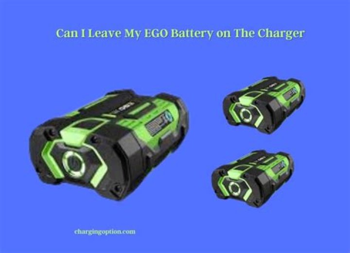 Is it OK to leave ego battery on charger?