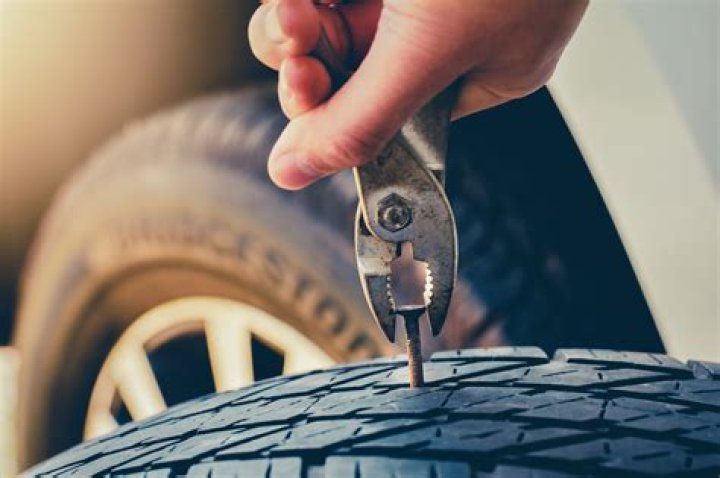 Is it safe to drive with nail in tire?