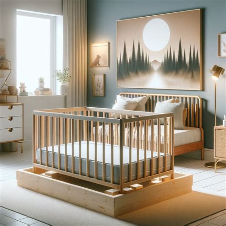 Is it safe to elevate crib mattress?