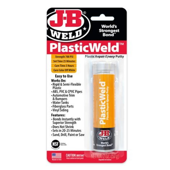 Is JB plastic weld Sandable?