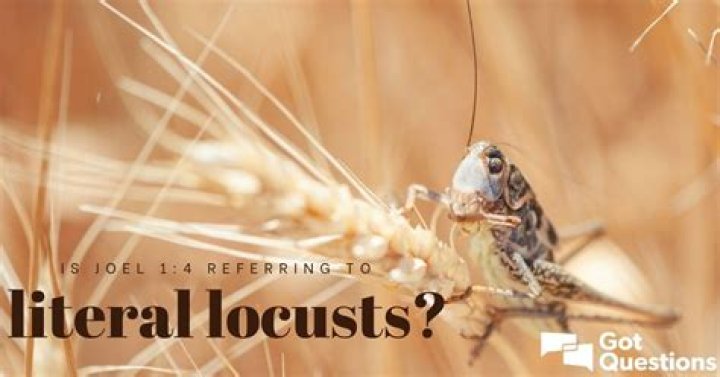 Is Joel 1:4 referring to literal locusts? When was this prophecy fulfilled?