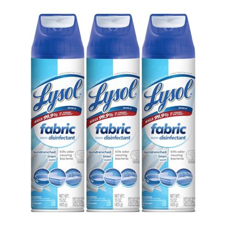 Is Lysol safe on fabric?
