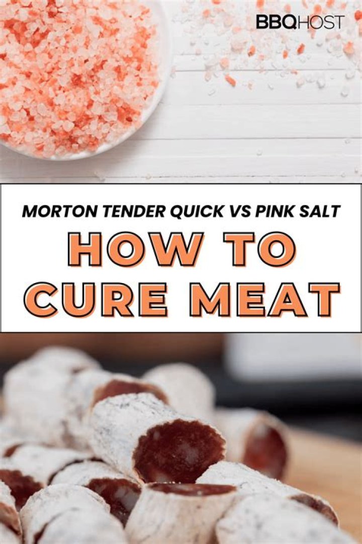 Is Morton Tender Quick the same as pink salt?