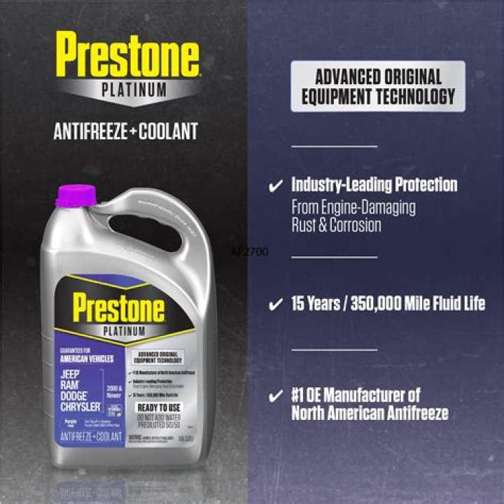 Is Prestone antifreeze safe for aluminum engines?