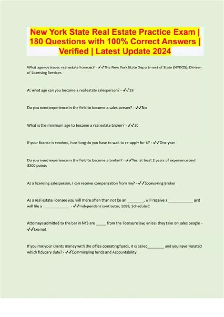 Is the New York state real estate exam hard?