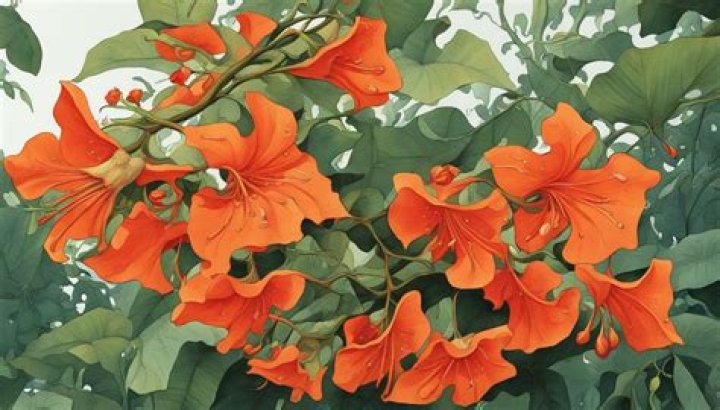 Is the trumpet vine poisonous?