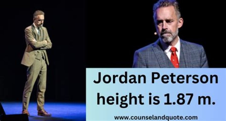 Jordan Peterson height: How tall is Jordan Peterson?