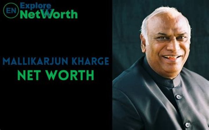 Mallikarjun Kharge net worth