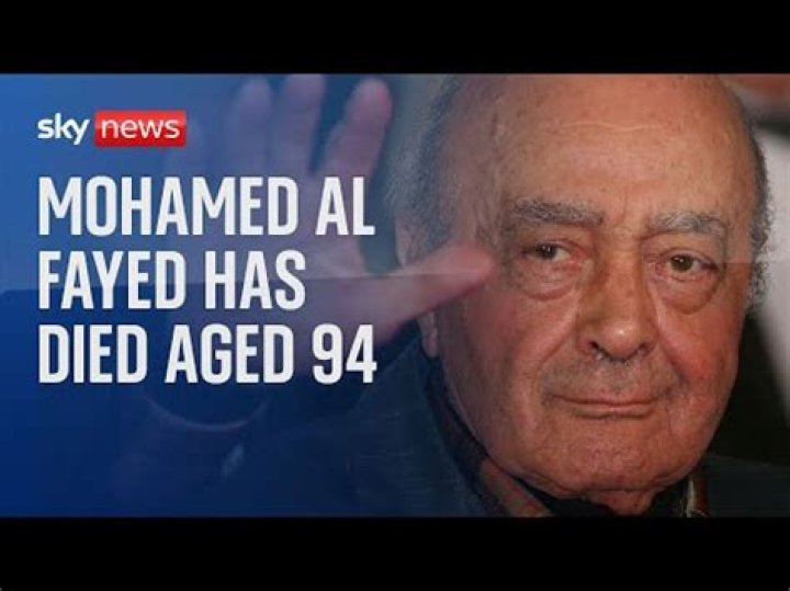 Mohamed Al-Fayed cause of death