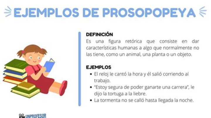 ¿Qué es prosopopeya con ejemplos?