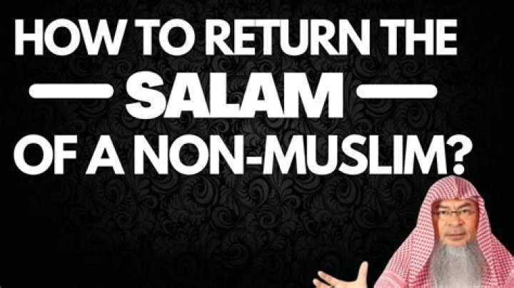 Response to the salam from a Non-Muslim