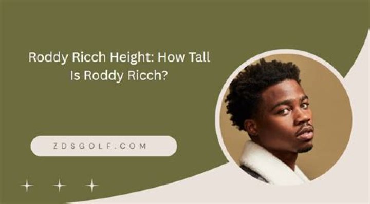 Roddy Ricch height: How tall is Roddy Ricch?