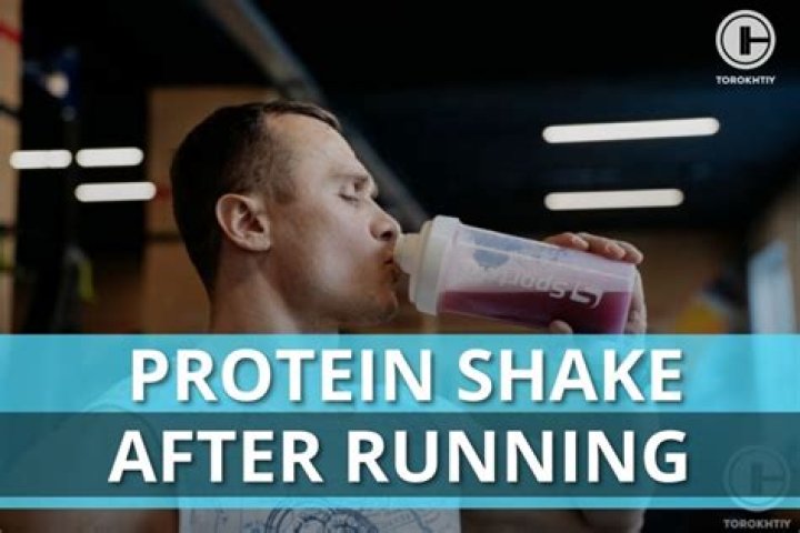 Should you drink a protein shake after running?