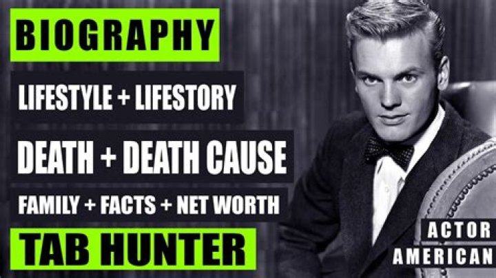 Tab Hunter Net Worth At Death